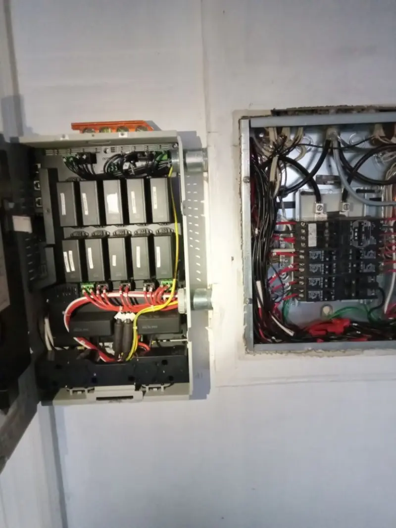 Electrical panel upgrade completed for Security Camera Wiring in Alsace